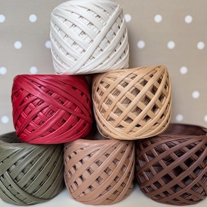 Hilo imitación cuero premium / Hilo de cuero ecológico / Hilo imitación cuero vegano / Hilo para bolsos / Hilo imitación cuero para camisetas / Hilo para bolsos y carteras