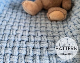 Finger Knitting Loop Yarn Blanket Tutorial PDF + Video | Easy, Relaxing & Cozy DIY Project for Beginners And Kids | Instant Download