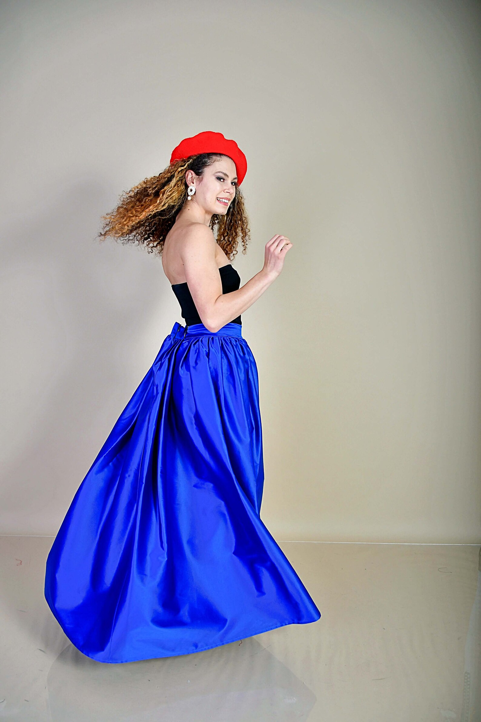 The Sew Satin Skirt-3 Colors