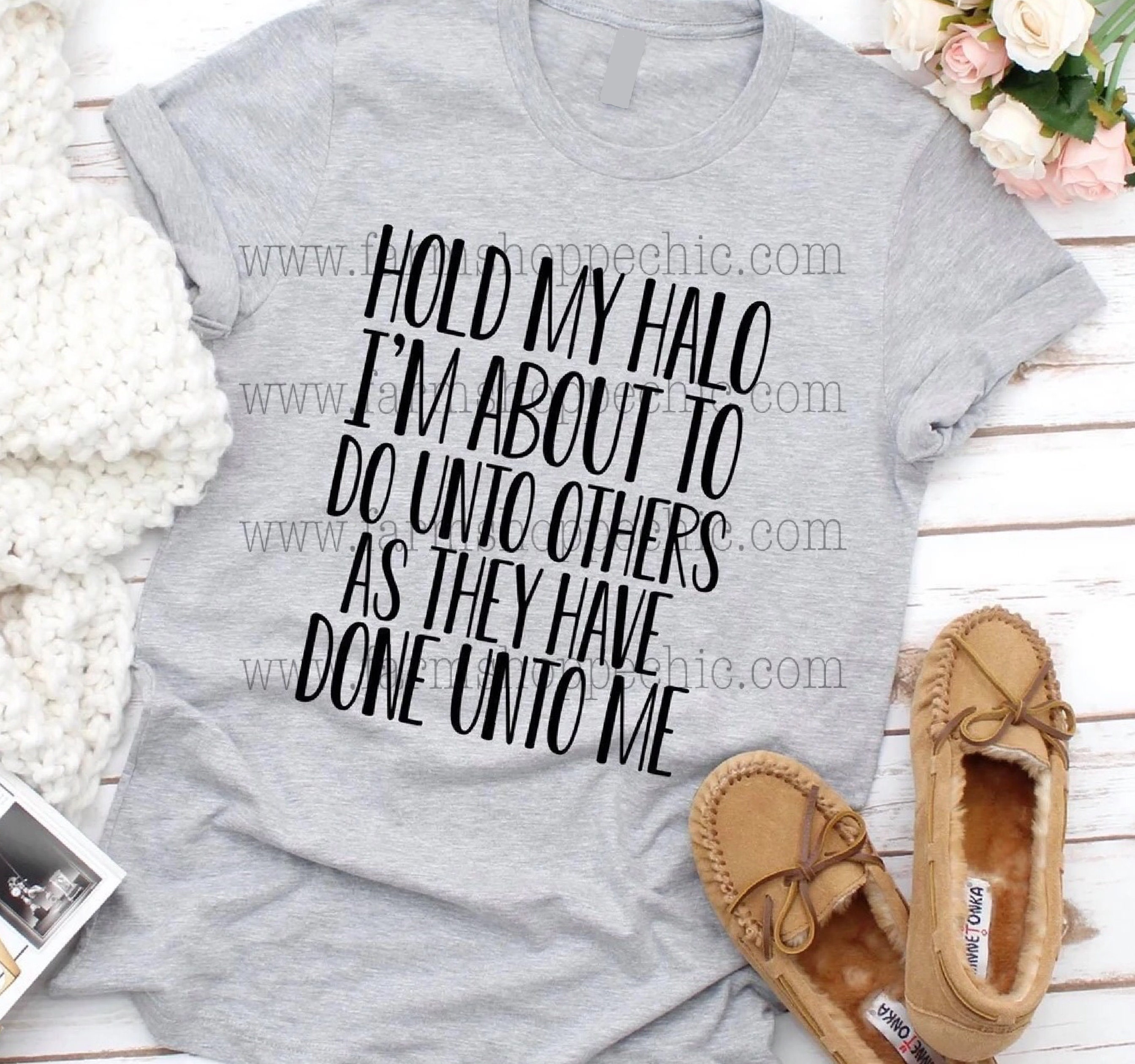 Hold My Halo Shirt Do Unto Others Shirt Best Friend Gift | Etsy