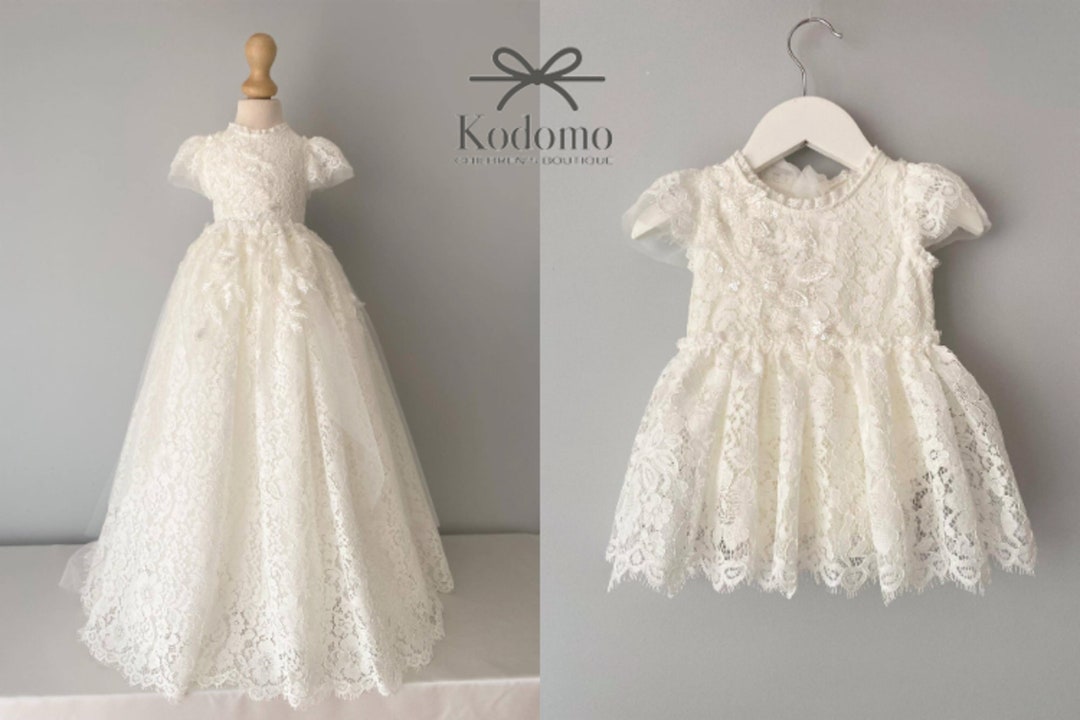 Baby Sen White Wesley Christening Gown CRTG106 5201 main image 0