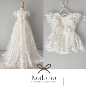 lace christening dress, lace christening dress, christening gown, baptism dress, baptism gown, lace dress for girl