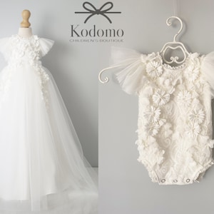 Vestido de bautizo de niña / Vestido de bautizo para niña / Vestido de bautismo para niña / Vestido de bautismo elegante / Bautismo infantil