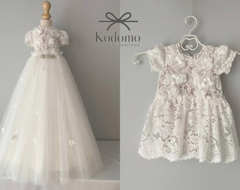 Christening dress, Baptism dress, baptism gown, christening gown, christening dress for baby girl, baby girl baptism dress