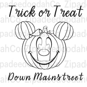 Mickey mouse pumpkin image - can be used for SVG or crafts!
