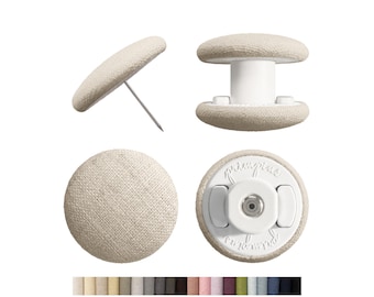 Primpins Duvet Clips - Classic Linen Collection - Locking Pin Fasteners - Keeps Comforter from Shifting in Cover