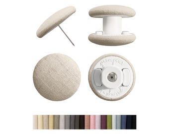 Primpins Duvet Clips - Classic Linen Collection - Locking Pin Fasteners - Keeps Comforter from Shifting in Cover