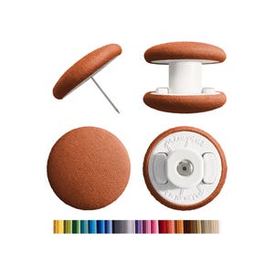 Primpins Duvet Clips - 100 Colors Pure Cotton Collection - Locking Pin Fasteners - Keeps Comforter from Shifting in Cover
