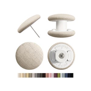 Primpins Duvet Clips - 20 Colors Classic Linen Collection - Locking Pin Fasteners - Keeps Comforter from Shifting in Cover