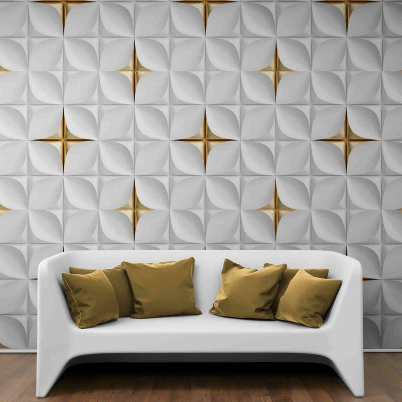 3D Wall Panel Wallpaper Dimensional Wallpaper Modern Wall Etsy
