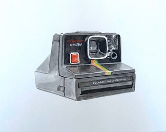 ORIGINAL Watercolour Polaroid OneStep