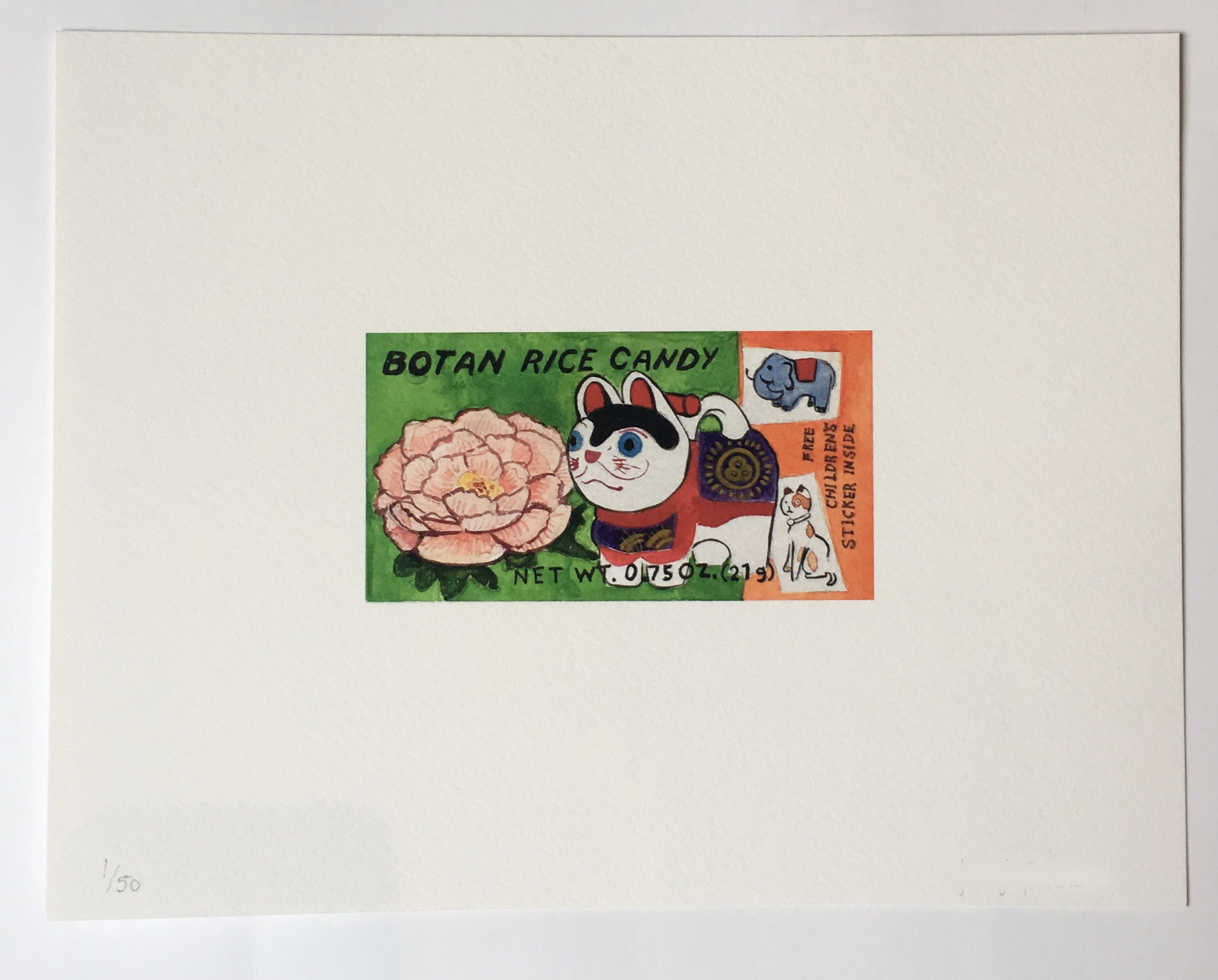 Art Print Archival Print Botan Rice Candy - Etsy