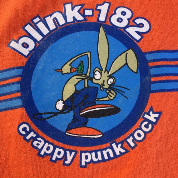 blink-182- crappy punk rock 90s vintage rabbit te… - image 6