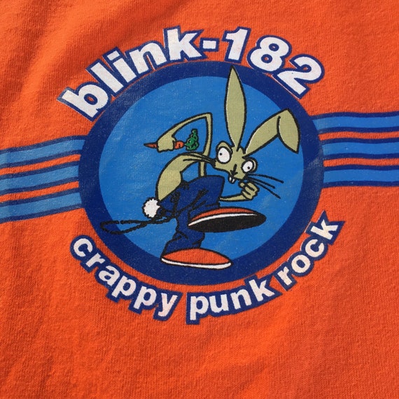 blink-182- crappy punk rock 90s vintage rabbit te… - image 7