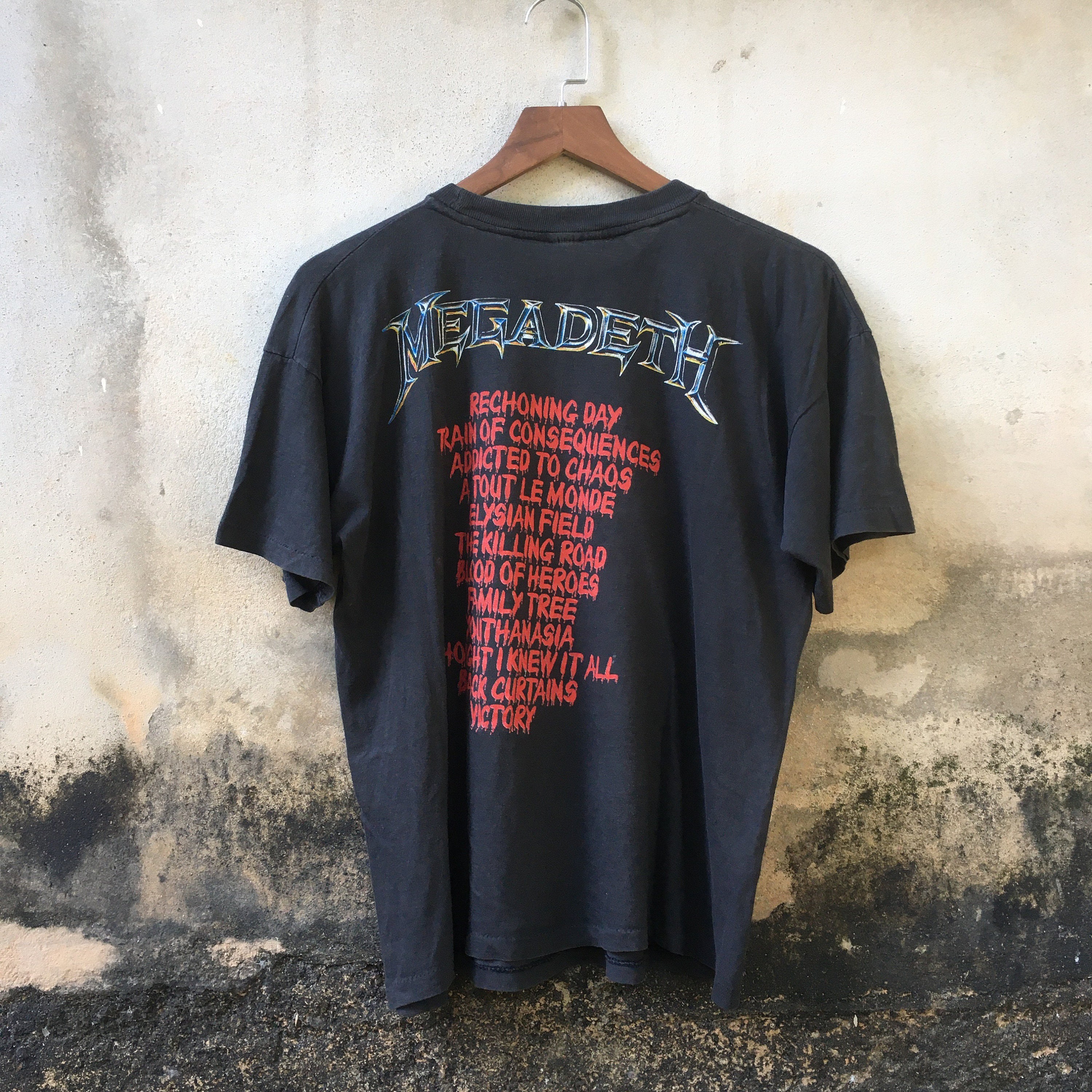 MEGADETH Youthanasia 1994s vintage original t-shirt | Etsy