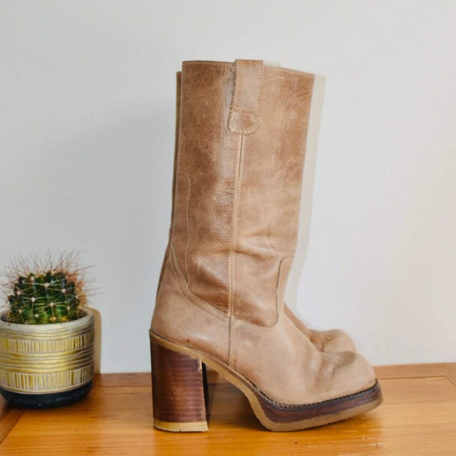 destroy platform cowboy boots