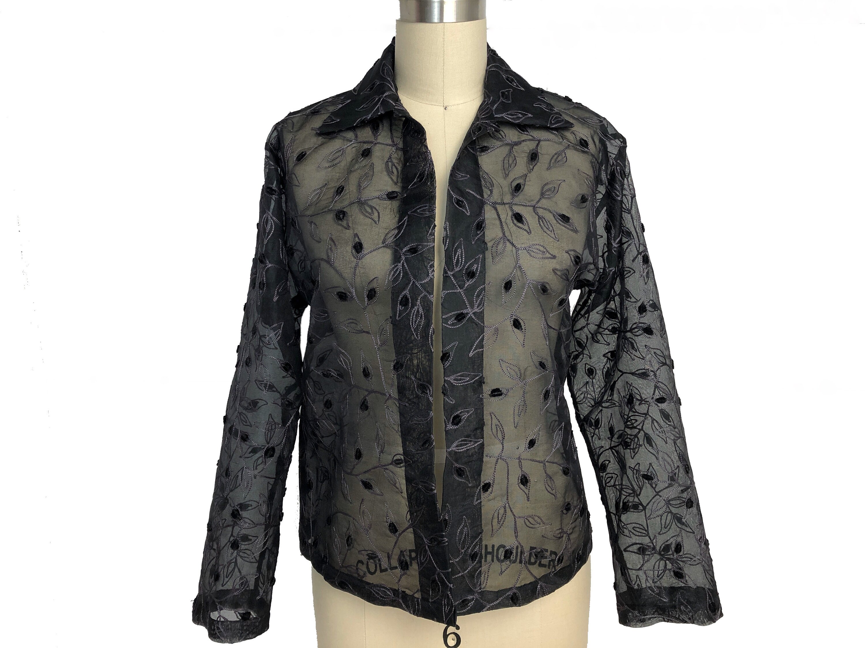 organza jacket evening