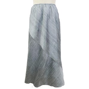 Silk Skirt Bias Cut, Mid-length A-line skirt, Easy Fit Elastic Waist, Elegant Simple Skirt for Special Occasion and Day Wear, Summer Skirt