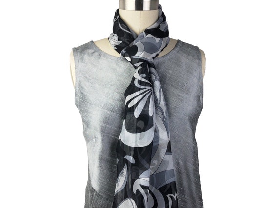 Silk chiffon cheap scarf fabric