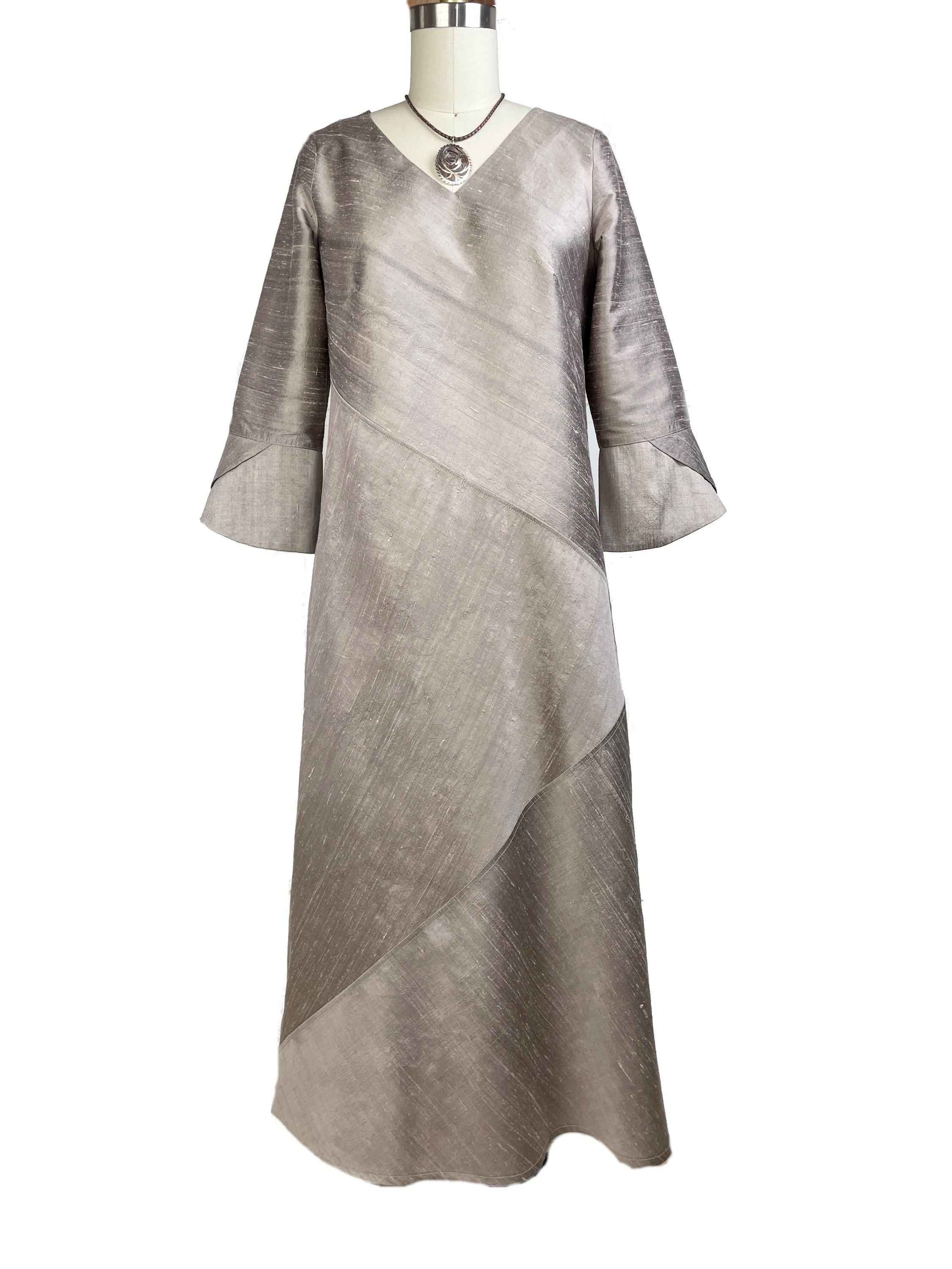silk mid length dress Juliette Silk and Wool Midi Dress with Mid-Length Bow Convertible Skirt Silk and Wool red / 12