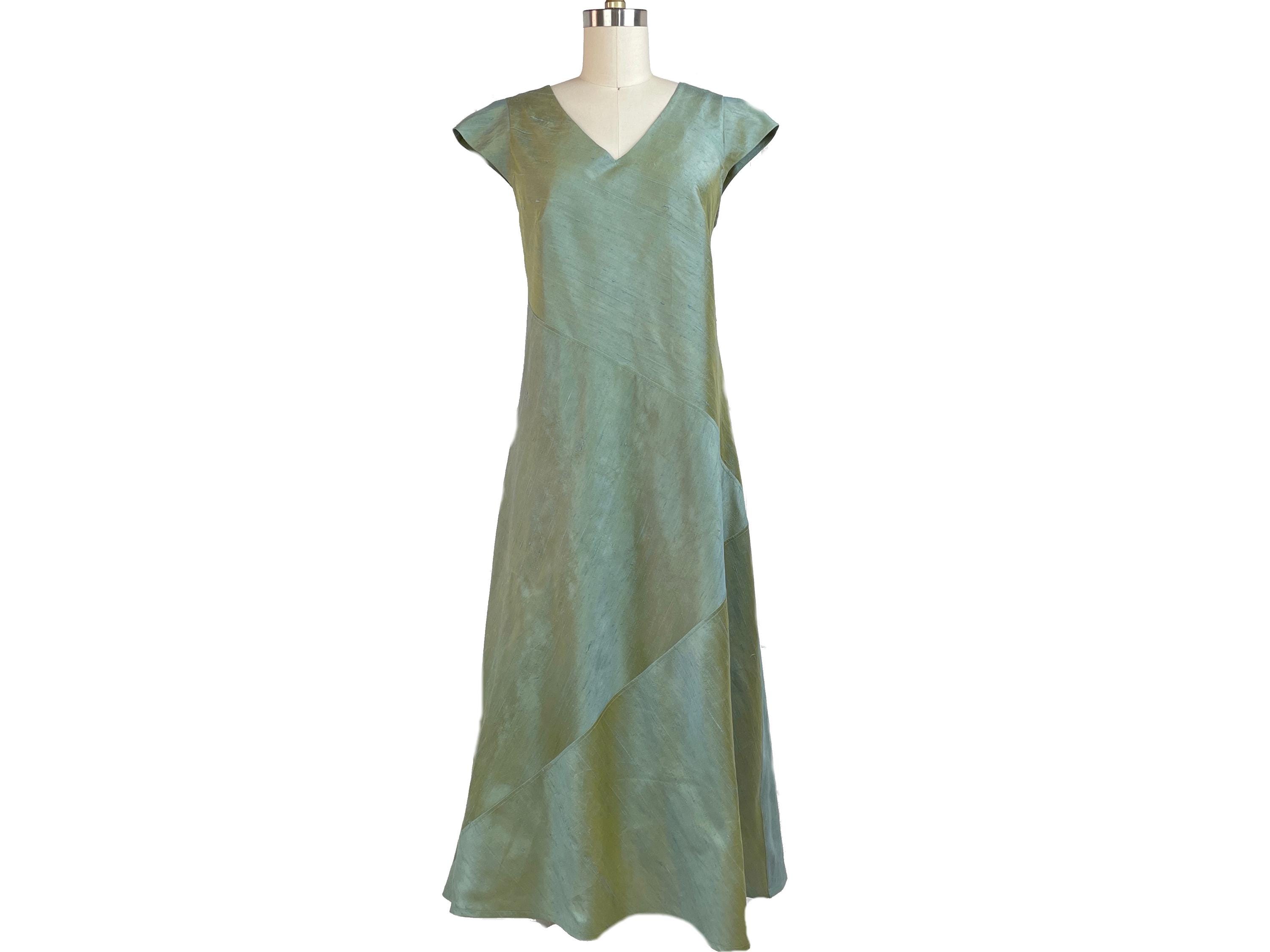 Dupioni Silk Dress - Etsy