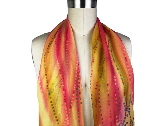 Silk chiffon cheap scarf fabric