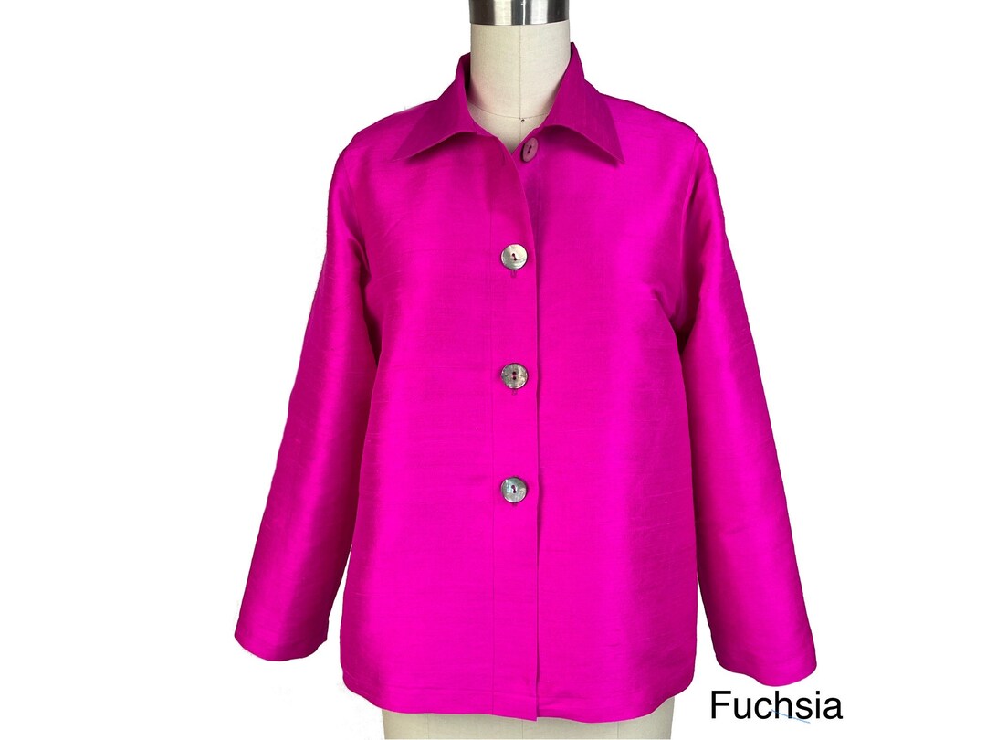 Dupioni store silk jacket