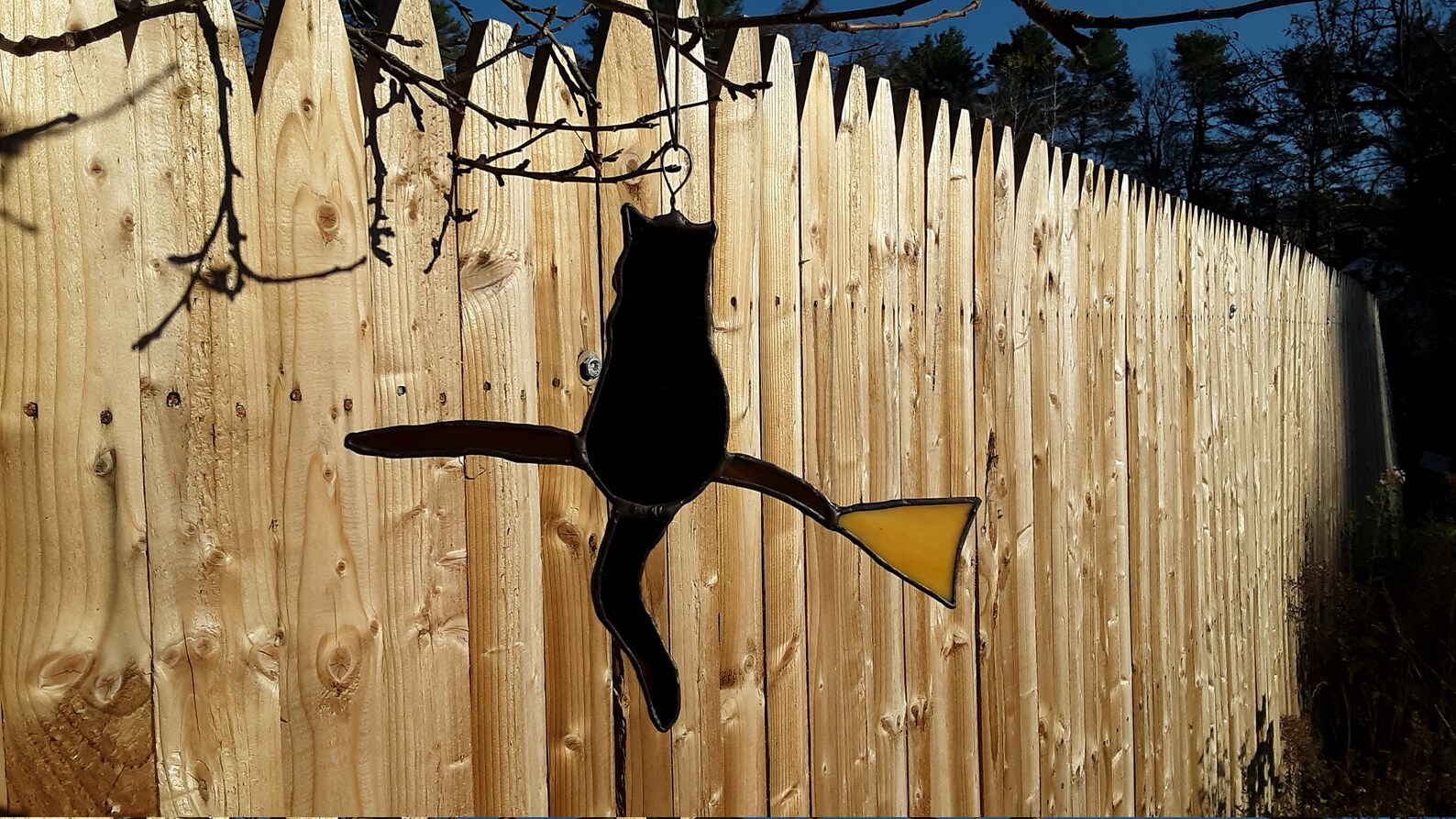 Halloween Cat Stained Glass Suncatchers Halloween Cat Stained Glass Suncatchers