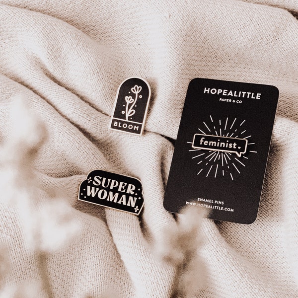 Feminist Enamel Pin - Etsy