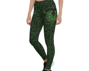 Leggings with Nordic Runes Viking Rues LeggingsNorse Rune Design Leggings
