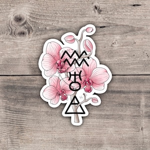 Aquarius Zodiac Astrology Sticker | Digital Watercolor | Vinyl Sticker | Die Cut Sticker | Laptop Decal | Water Bottle