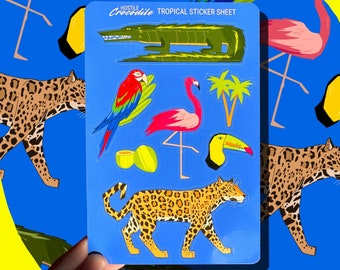 Tropical Sticker Sheet