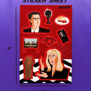 Twin Peaks Sticker Sheet