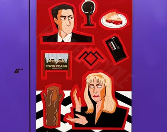 Twin Peaks Sticker Sheet