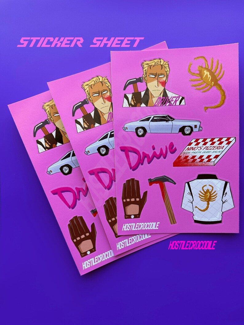 Drive Sticker Sheet - Etsy