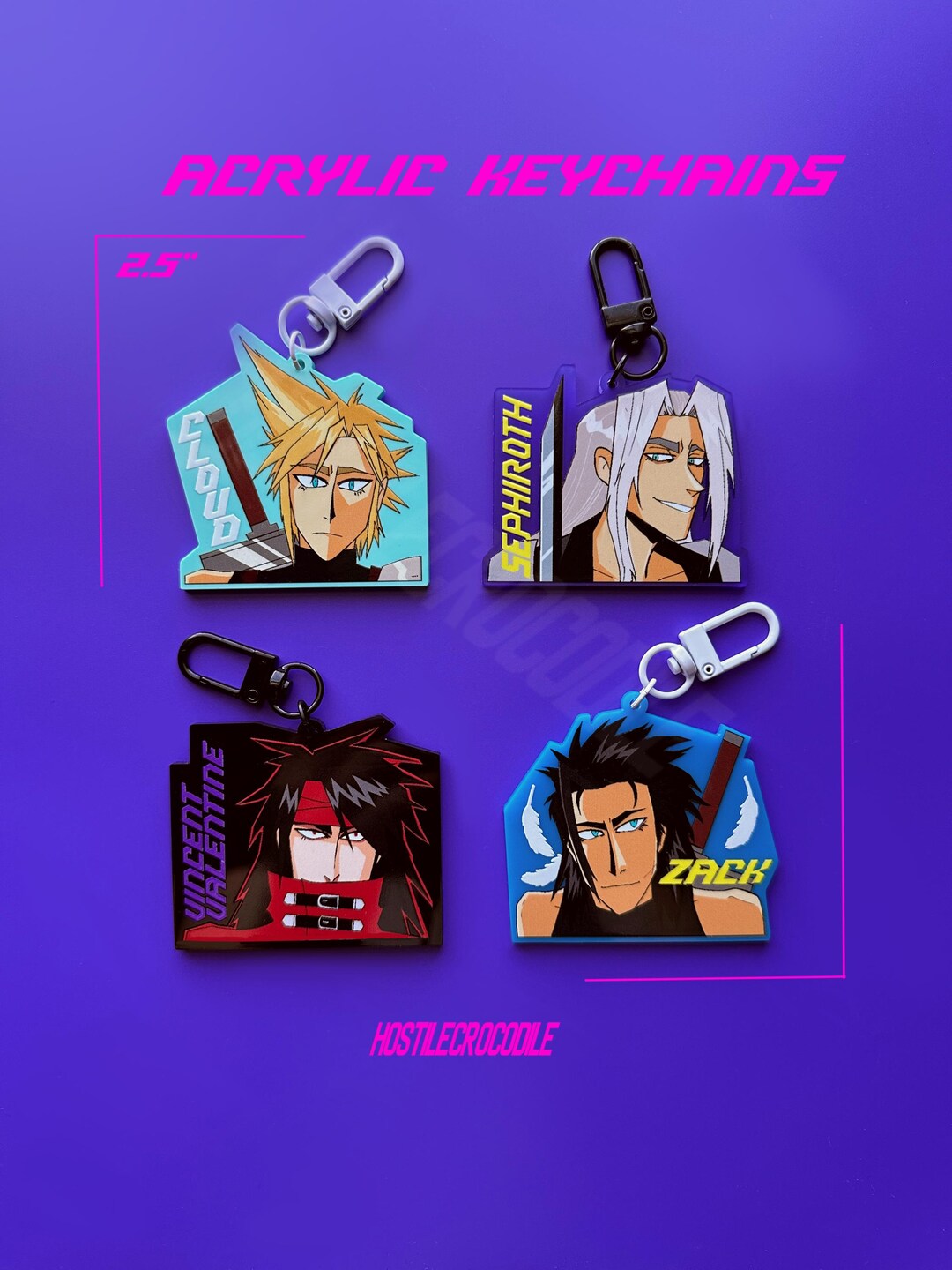 FF7 Keychains - Etsy