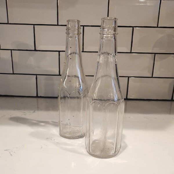 Vintage Heinz Ketchup Glass Bottle Etsy Canada