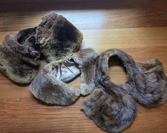 Antique Estate Genuine Fur Collars - Sold Each