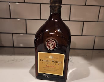 Empty Vintage Johnnie Walker Liqueur Bottle - Product of Scotland - Discontinued Collectable