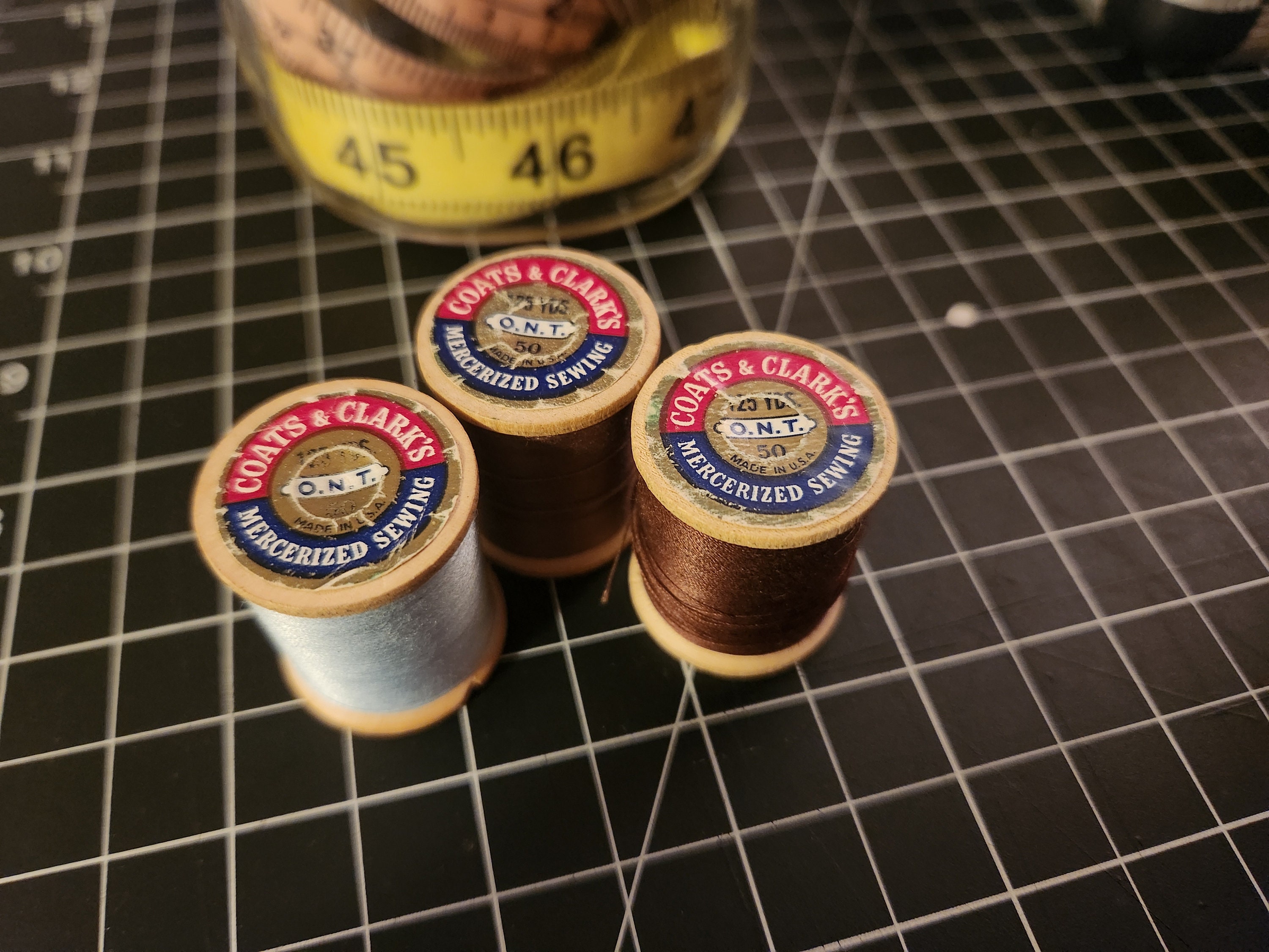 Antique Coats & Clark's Mercerized Sewing Boilfast Thread on