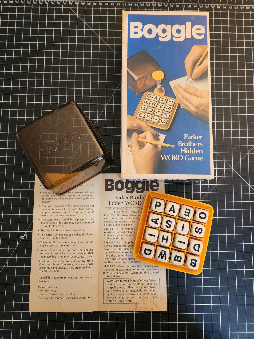 Jeu Ancien L'Aveugle – Adresse, Carton Et Métal, Fabriqué En France