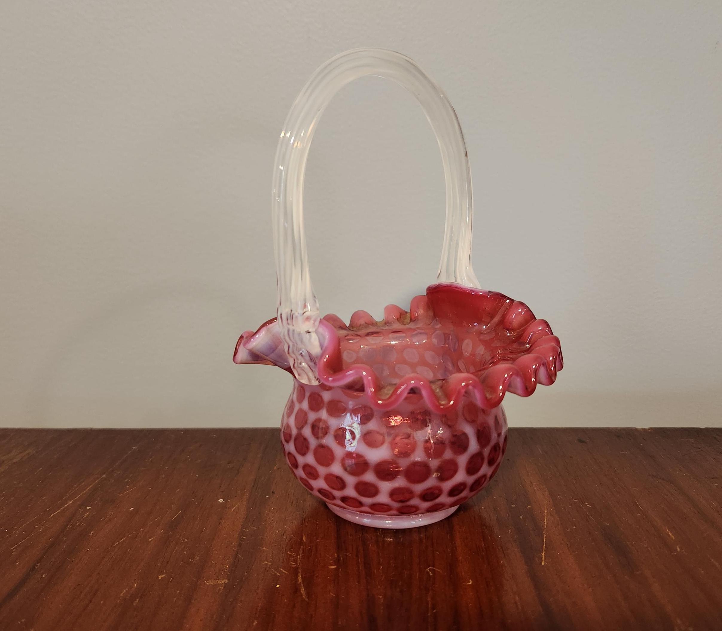Fenton Coin Dot Basket - Etsy
