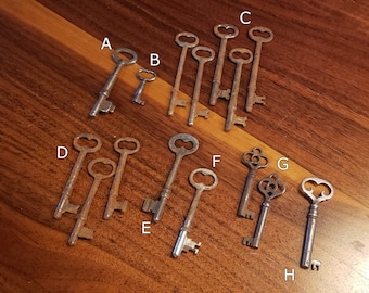 Antique Skeleton Keys - Sold Each (Lot 1)