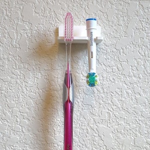 Toothbrush Wall Mounted Holder - Self Adhesive