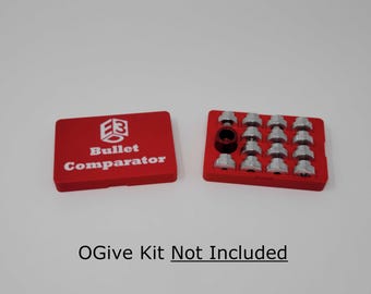 Hornady Bullet/OGive Gauge Comparator Kit Organizer/Holder *Magnetic*