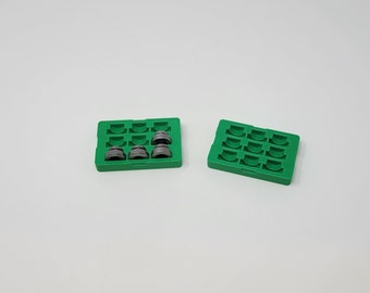 Single Stage Shell Holder 9 Slot Organizer/Holder Green *Magnetic*