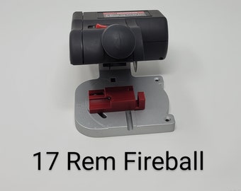 17 or 221 Rem Fireball Cut off Trimming Jig Auto-Ejecting Brass Case Trimmer