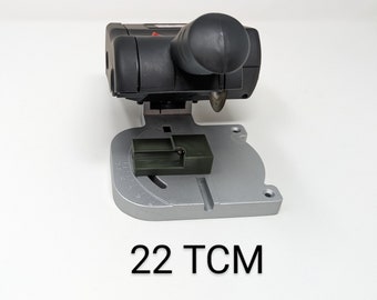 22 TCM Cut off Trimming Jig Auto-Ejecting Brass Case Trimmer