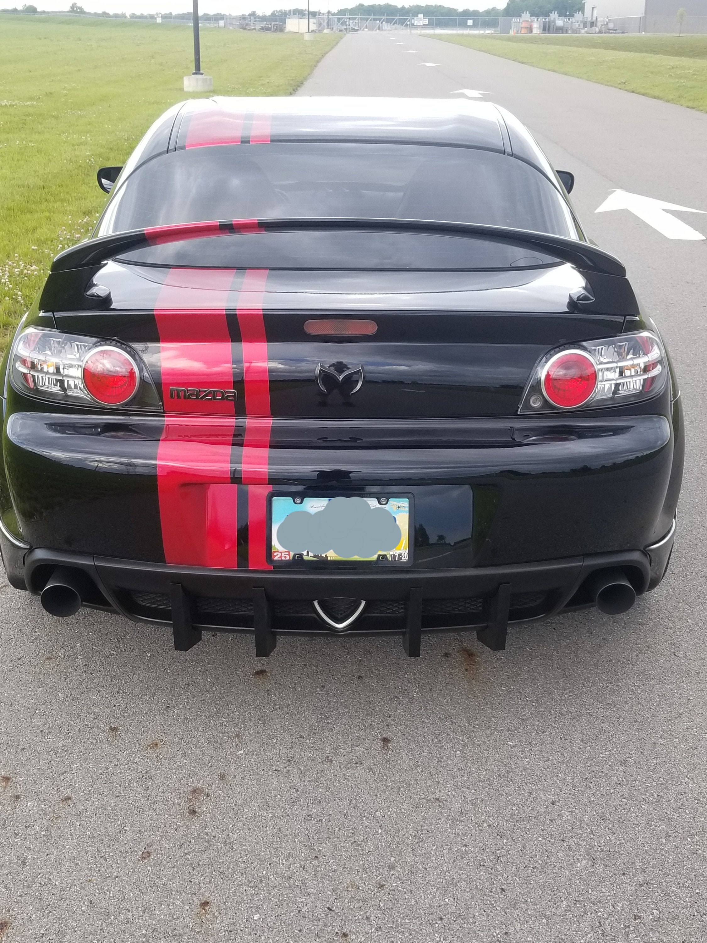 0408 Mazda RX8 Rear Bumper Diffuser Fins quantity 4 Etsy