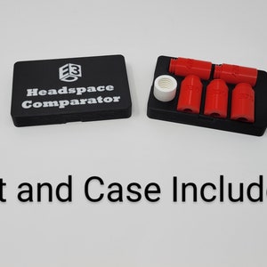 Elite 3D Design Headspace Gauge Comparator Kit with Organizer/Holder *Magnetic*
